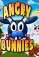 Colorful art of Angry Bunnies game, featuring an angry blue bunny and playful characters against a vibrant backdrop.