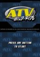 ATV Wild Ride - Video Game Video game from ATV Wild Ride for DS. Published by Destineer (2011). 