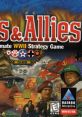 Axis & Allies WWII strategy game cover featuring iconic leaders and military imagery, CD-ROM by Hasbro Interactive.