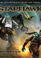 Cover art for the "Starhawk" original soundtrack, featuring action-packed visuals and composer Christopher Lennertz.