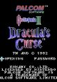 Castlevania III - Dracula's Curse Akumajō Densetsu 悪魔城伝説 Demon Castle Legend Devil's Castle Legend - Video Game Video