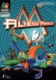 Colorful cover of M: Alien Paranoia video game featuring quirky characters and vibrant alien scenes. Fun adventure awaits!