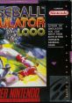 Super Baseball Simulator 1.000 Super Ultra Baseball スーパーウルトラベースボール - Video Game Video game from Super