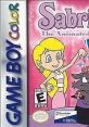 Cover art of Sabrina the Animated Series: Zapped! for Game Boy Color featuring Sabrina and her talking cat.