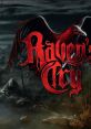 Raven's Cry logo featuring a striking red raven against a dark, mysterious landscape, embodying the game's intrigue.