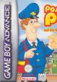 Postman Pat and the Greendale Rocket cover art for Game Boy Advance featuring Pat in his iconic postal uniform.