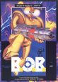 B.O.B. Space Funky B.O.B. video game cover featuring a colorful robot with a blaster on the Sega Genesis. Fun 16-bit adventure!