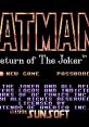 Batman: Return of the Joker Batman: Revenge of the Joker Dynamite Batman ダイナマイトバットマン - Video Game Video game