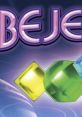 Colorful jewels with the title "Bejeweled" for the classic puzzle video game, Bejeweled 2 Deluxe. Fun and engaging gameplay!