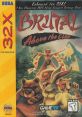 Brutal Unleashed: Above the Claw (32X) - Video Game Video game from Brutal Unleashed: Above the Claw (32X) for Genesis /