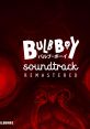 Cover art for Bulb Boy soundtrack remastered, featuring vibrant red tones and distinct logo showcasing the game’s unique style.