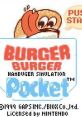 Burger Burger Pocket (GBC) Burger Burger Pocket: Hamburger Simulation バーガーバーガーポケット - Video Game Video game 