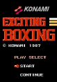 Exciting Boxing エキサイティングボクシング - Video Game Video game from Exciting Boxing エキサイティングボクシング for