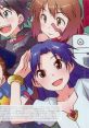 Cheerful characters from Famison 8BIT☆iDOLM@STER BEST ALBUM showcasing vibrant anime art and playful expressions.