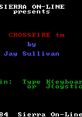 Crossfire (IBM PCjr) - Video Game Video game from Crossfire (IBM PCjr). 