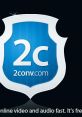 2conv.com logo, a tool for converting online video and audio quickly and for free, perfect for gaming soundtracks.