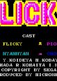 Flicky フリッキー - Video Game Video game from Flicky フリッキー for Sharp X1.