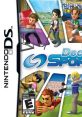 Nintendo DS Deca Sports cover featuring characters engaged in various sports; connect and compete in "10" fun challenges.