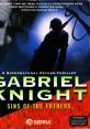 Cover art of "Gabriel Knight: Sins of the Fathers," a supernatural psycho-thriller video game by Sierra.