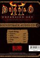 Diablo II Expansion Set: Lord of Destruction Soundtrack Audio CD - Video Game Music