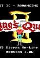 King's Quest II - Romancing the Throne (IBM PC PCjr Tandy 1000) - Video Game Video game from King's Quest II - Romancing