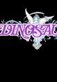 Dinosaur ダイナソア game title featuring ornate design and angelic figure with vibrant purple text on a black background.