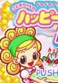 Komugi-chan from Doki Doki Cooking Series 1 presents a colorful cake, surrounded by stars and cheerful decorations.