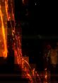 Abstract fiery textures evoke the intense atmosphere of Doom II - Delta-Q-Delta video game environment. Vibrant orange and black.