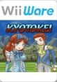 Kyotokei on WiiWare showcases animated characters in a vibrant landscape, highlighting the game's engaging visuals.