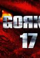 Gorky 17 logo featuring a bold metallic font on a dramatic red background, representing the iconic video game.