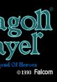 Dragon Slayer: The Legend of Heroes (PSG) ドラゴンスレイヤー 英雄伝説 - Video Game Video game from Dragon Slayer: The