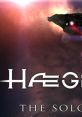 Title logo for "Haegemonia: The Solon Heritage" featuring a starship against a cosmic backdrop, highlighting space strategy gameplay.