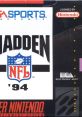 Madden NFL '94 NFL Pro Football '94 - Video Game Music