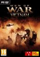 Men of War - Vietnam promo featuring soldiers in combat setting amid palm trees and a helicopter in the background.