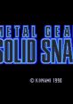Metal Gear 2: Solid Snake メタルギア2 ソリッドスネーク - Video Game Music