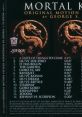 Mortal Kombat Original Motion Picture Score - Video Game Video game from Mortal Kombat Original Motion Picture Score.