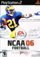 NCAA Football 06 - Video Game Video game from NCAA Football 06 for PS2, Xbox. Published by Electronic Arts (2005). 