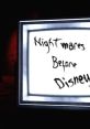 Nightmares Before Disney original title displayed in an eerie, stylized font on a dark background, enhancing game atmosphere.