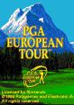 PGA European Tour - Video Game Video game from PGA European Tour for SNES. Published by Black Pearl (1996). 