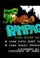 Rampage - Video Game Video game from Rampage for NES. Published by Data East (1988). 