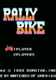 Rally Bike Dash Yarou ダッシュ野郎 - Video Game Video game from Rally Bike Dash Yarou ダッシュ野郎 for Family Computer,