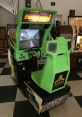 San Francisco Rush The Rock arcade cabinet featuring vibrant green design and racing controls for immersive gameplay.