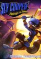 Sly Cooper swinging with his cane against a vibrant sunset, promoting the Thieves in Time original soundtrack.