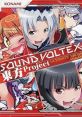 VOLTEX x Touhou Project ULTIMATE XROSS ARRANGE BATTLE cover featuring dynamic characters and vibrant artwork by Konami.