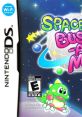 Cover art for Space Bust-A-Move, featuring colorful graphics and the iconic character, perfect for fans of Puzzle Bobble Galaxy.