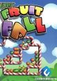 Colorful logo of Super Fruitfall Deluxe Edition featuring various fruits and playful graphics by Codemasters.