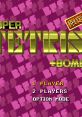 Super Tetris 2 + Bombliss Limited Edition スーパーテトリス2+ボンブリス 限定版 - Video Game Video game from Super Tetris 2