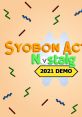 Syobon Action Nostalg 2021 Demo logo with colorful graphics and playful design elements, capturing retro gaming vibes.