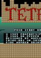 Tetris (Prototype) テトリス - Video Game Video game from Tetris (Prototype) テトリス for Genesis / Mega Drive. Published