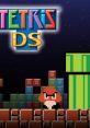 Colorful Tetris DS scene featuring iconic game elements and characters, blending classic puzzles and retro gaming nostalgia.